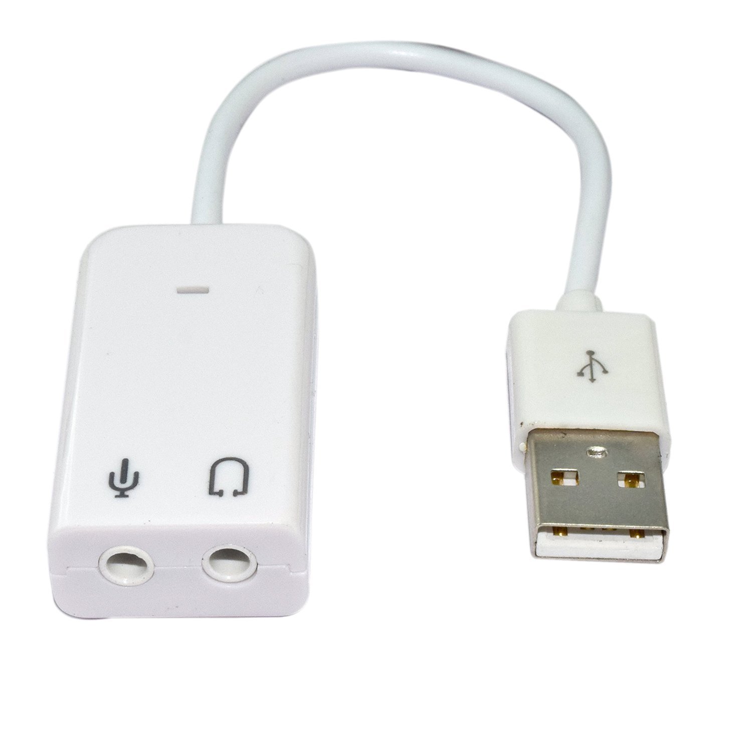 Apple External USB Sound Card - Virtual 7.1 Channel Audio With Attached 3 inch Wire