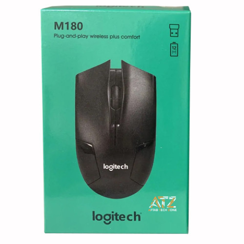 logitech M180 plug-and- play wireless plus comfort